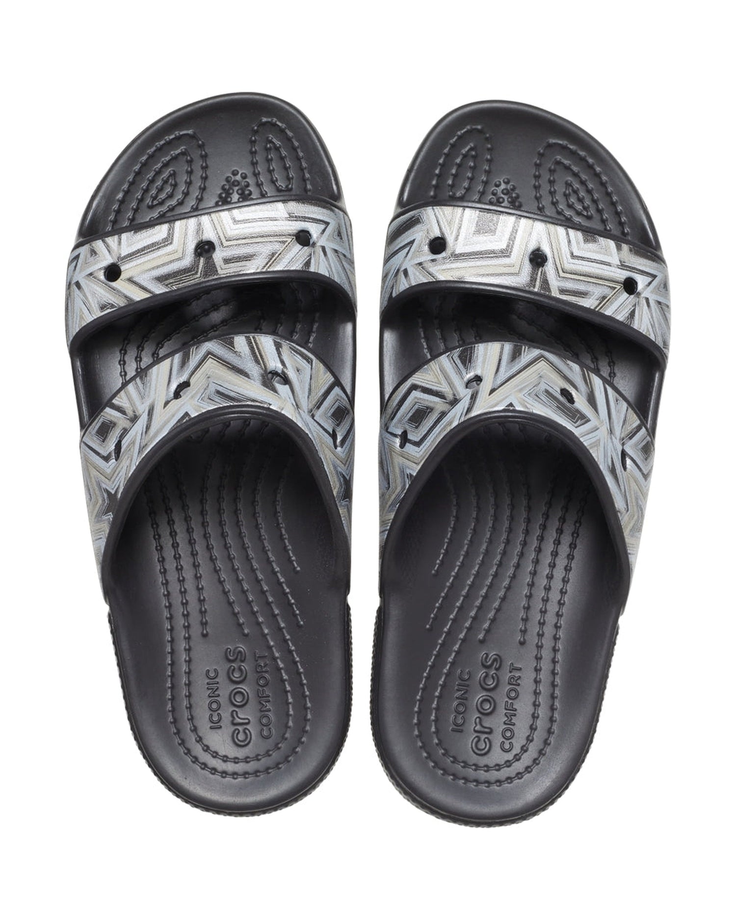 Classic-Sandal-Unisex Adult-Black/Multi-208122-0C4