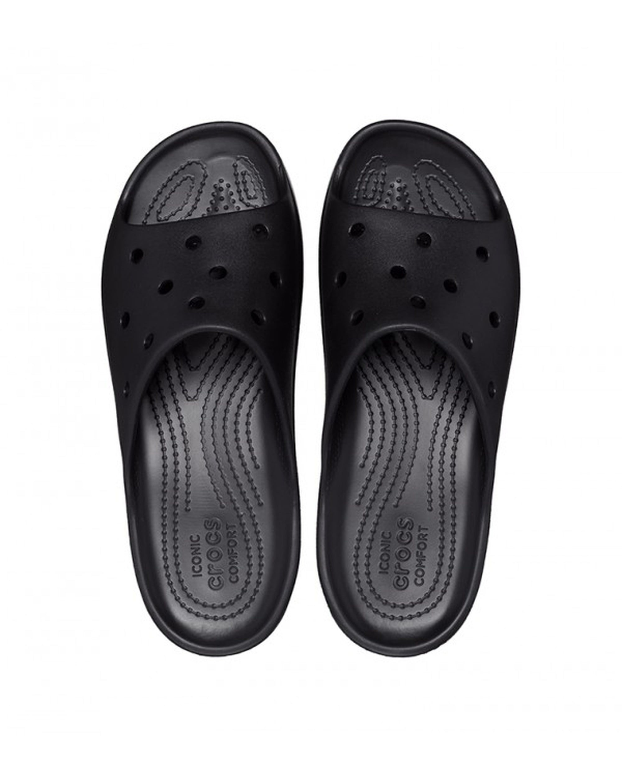 Women-Crocs-Classic Slide 208180-001 Black-UK-9