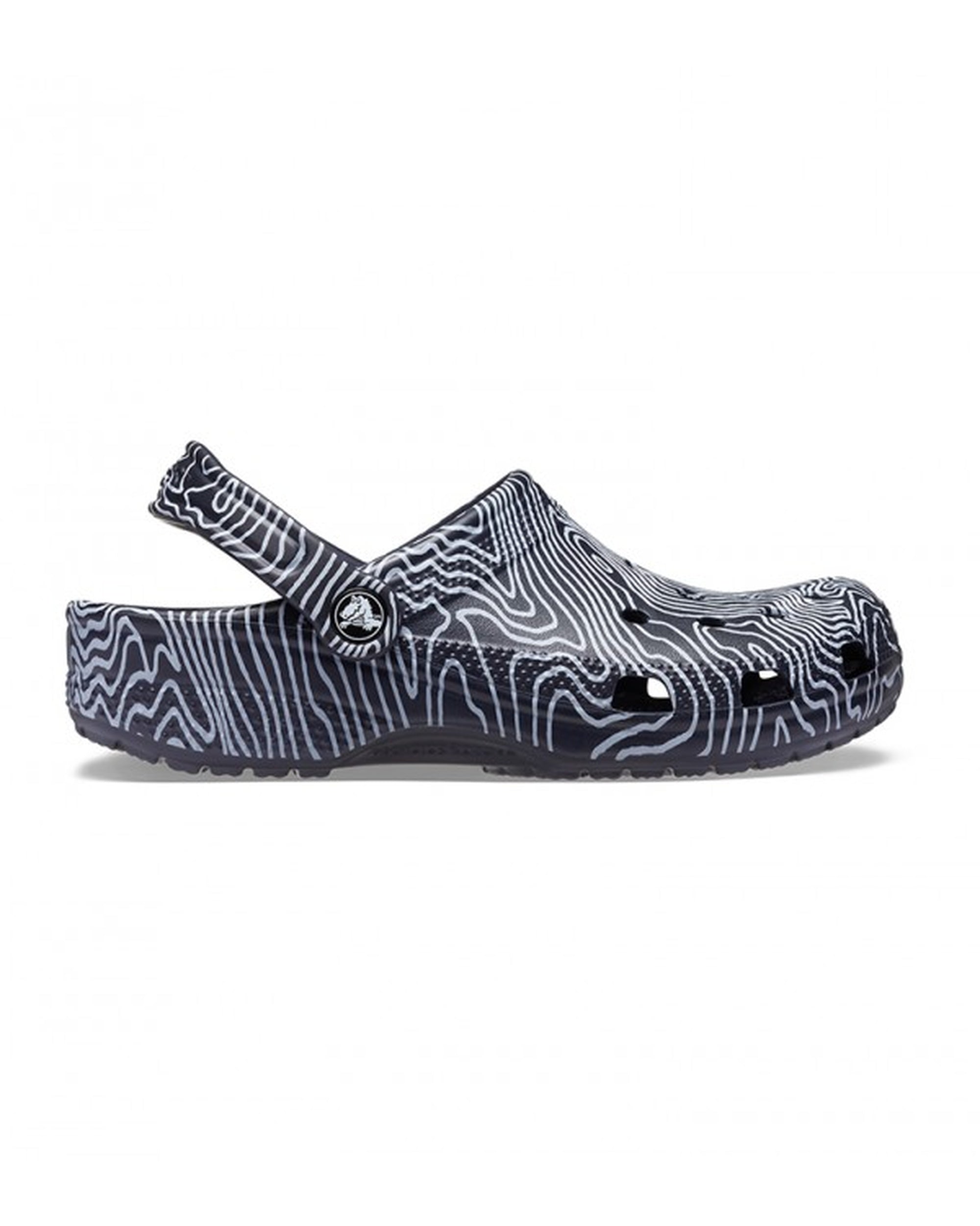 Unisex Adult-Crocs-Classic Clog 208263-4LF Deep Navy/Multi-UK-10