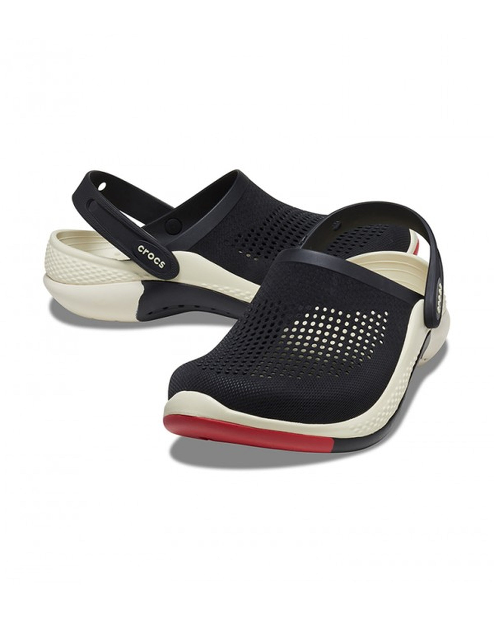 Unisex Adult-Crocs-Literide Clog 208281-0C4 Black/Multi-UK-9