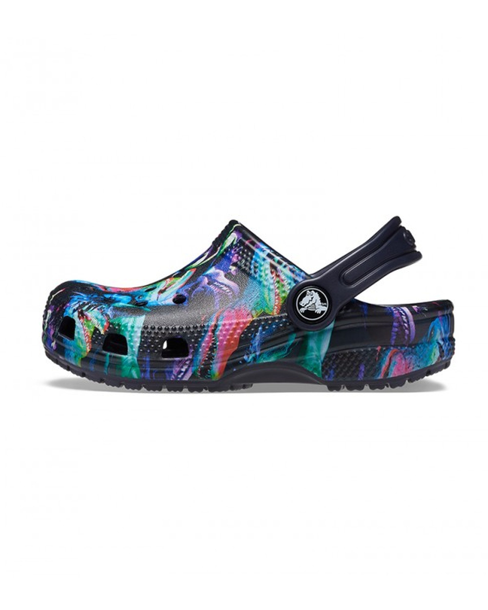 Classic-Clog-Unisex Kids-Deep Navy/Multi-208303-4LF