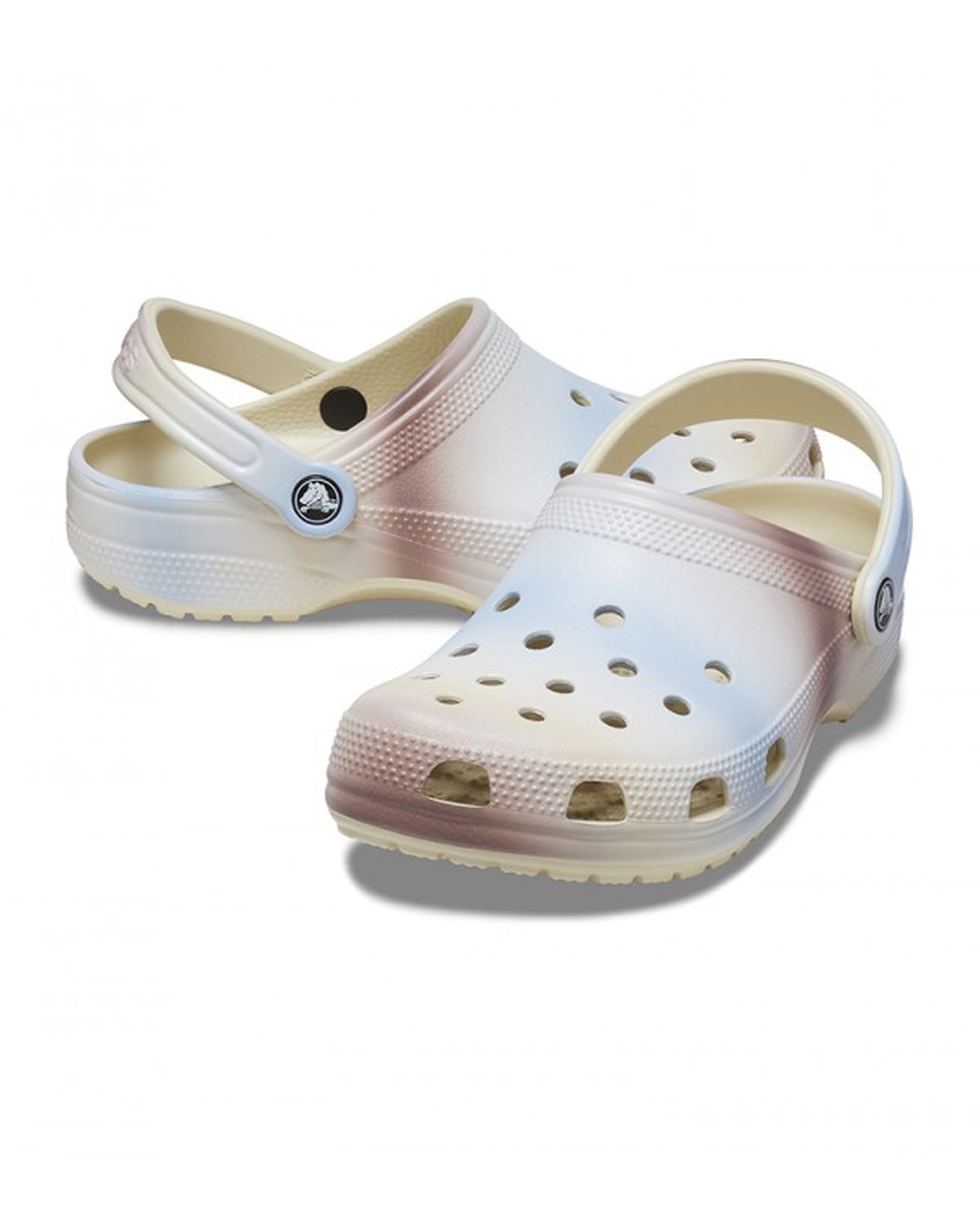 Unisex Adult-Crocs-Classic Clog 208981-2Y3 Bone/Multi-UK-10