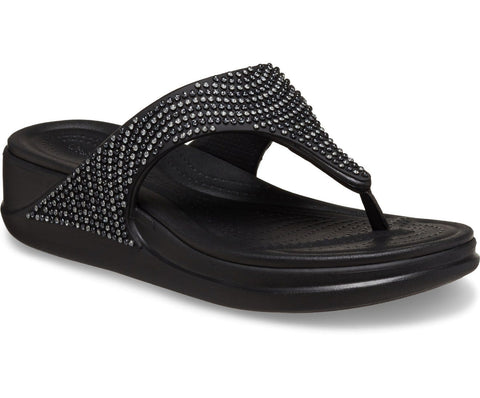 Crocs Boca Bling Flip Wedge W β Black (209916-001)