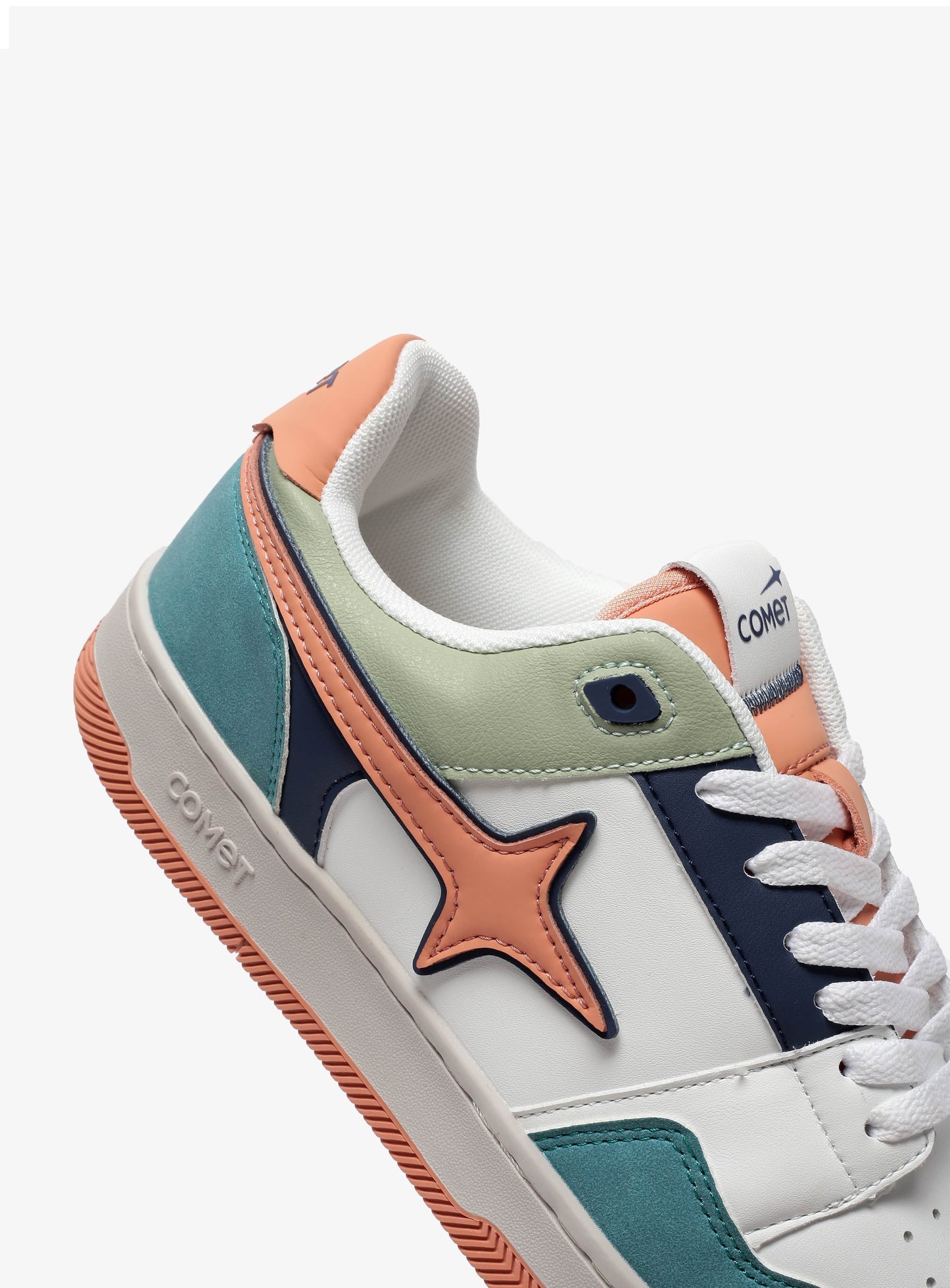 COMET-LOW TOP SNEAKER MULTI CORAL