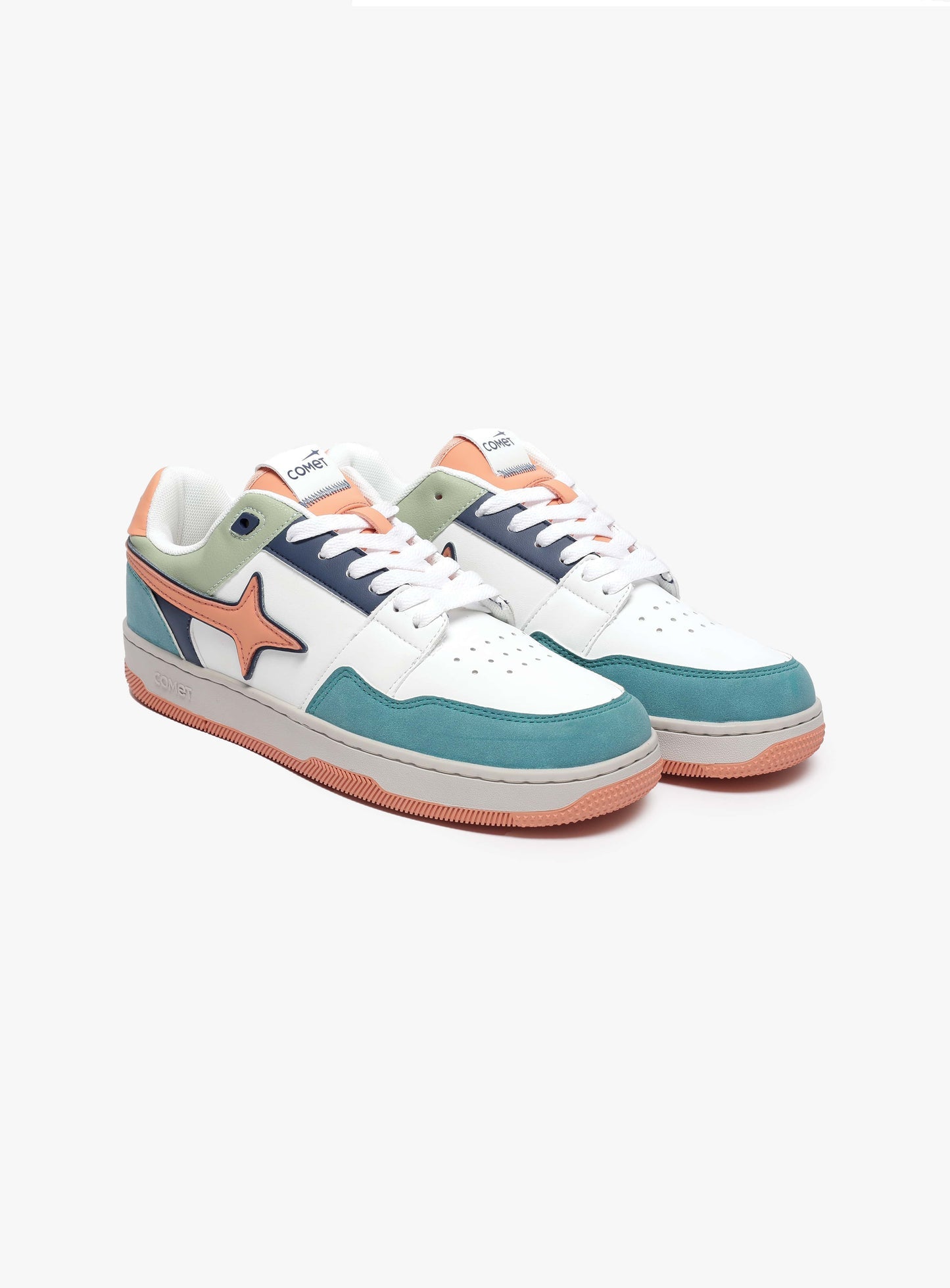 COMET-LOW TOP SNEAKER MULTI CORAL