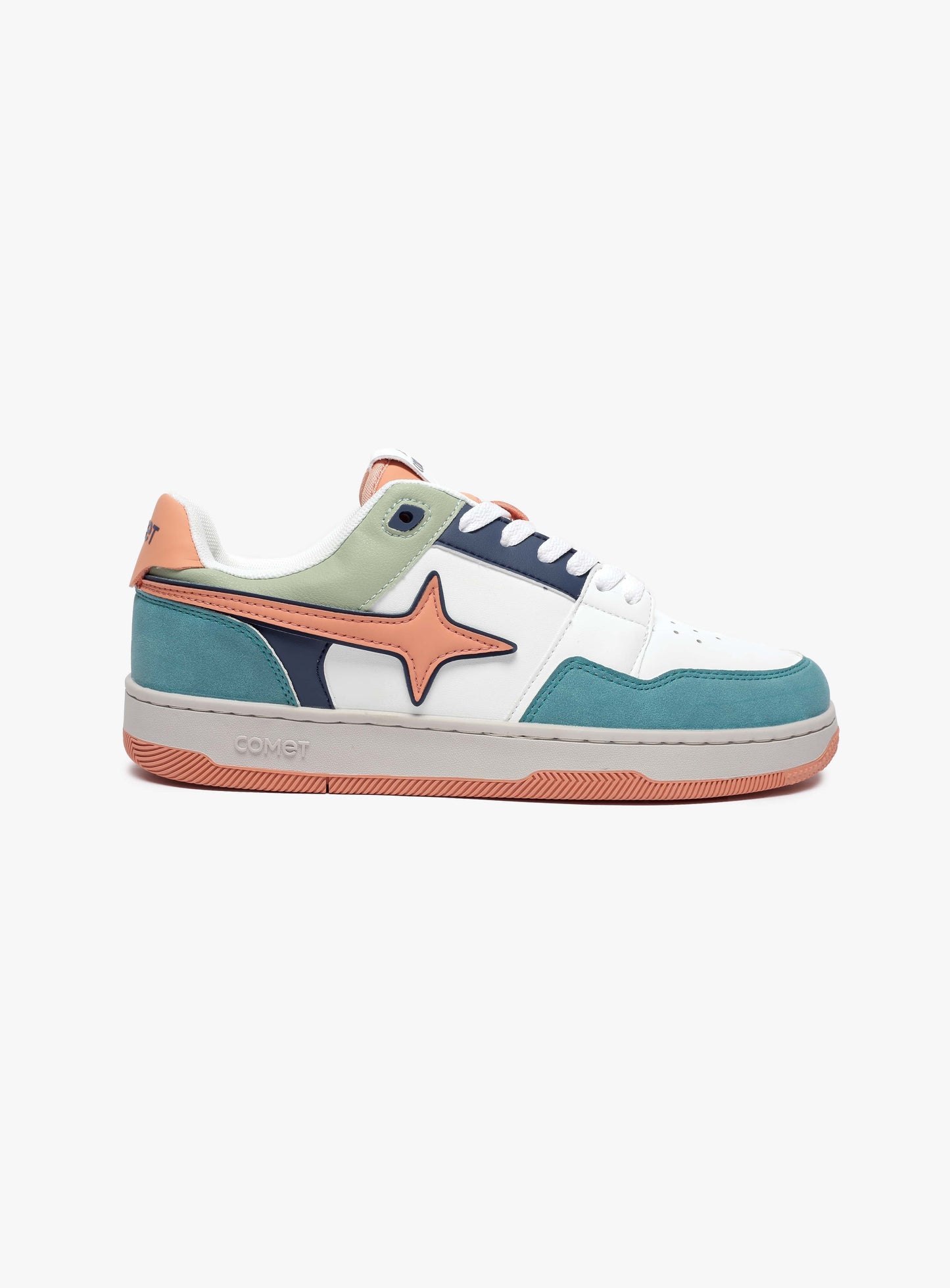COMET-LOW TOP SNEAKER MULTI CORAL