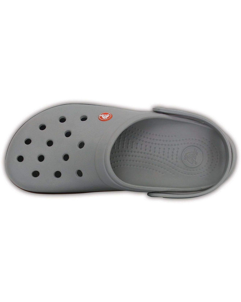 Crocband-Clog-Unisex Adult-Light Grey/Navy-11016-01U