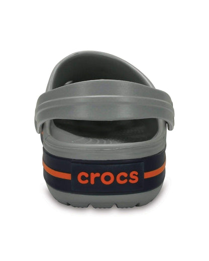 Crocband-Clog-Unisex Adult-Light Grey/Navy-11016-01U