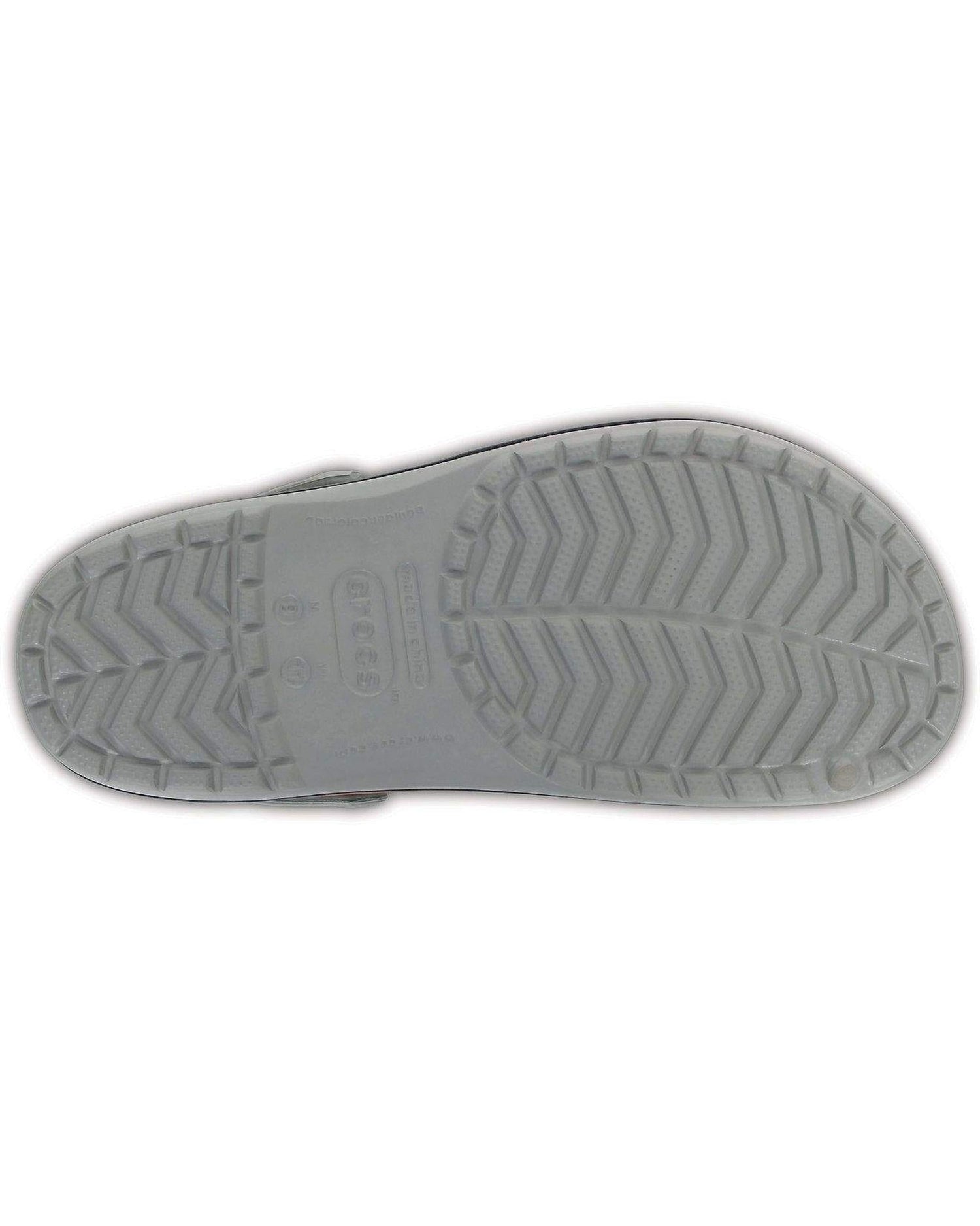Crocband-Clog-Unisex Adult-Light Grey/Navy-11016-01U