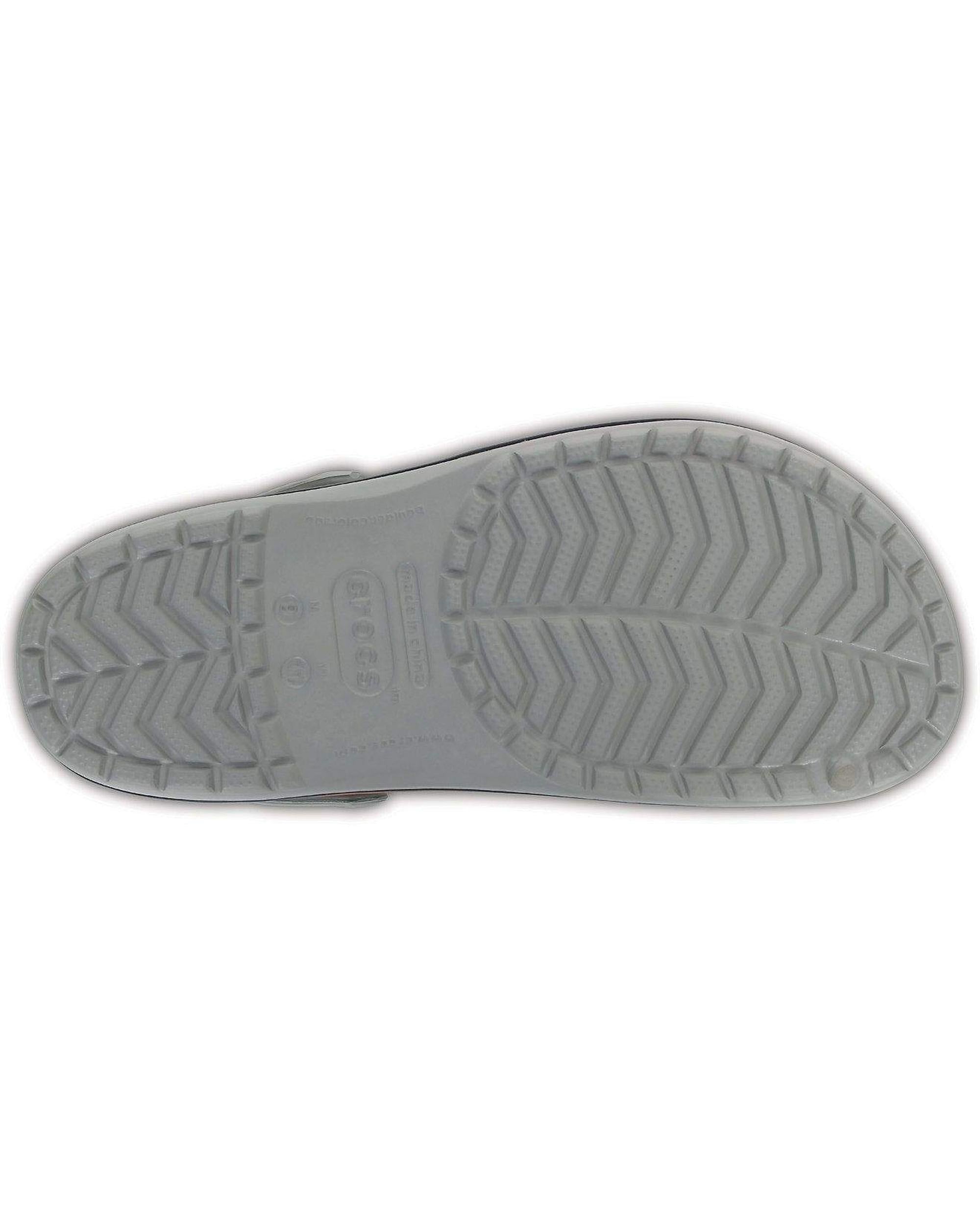 Crocband-Clog-Unisex Adult-Light Grey/Navy-11016-01U