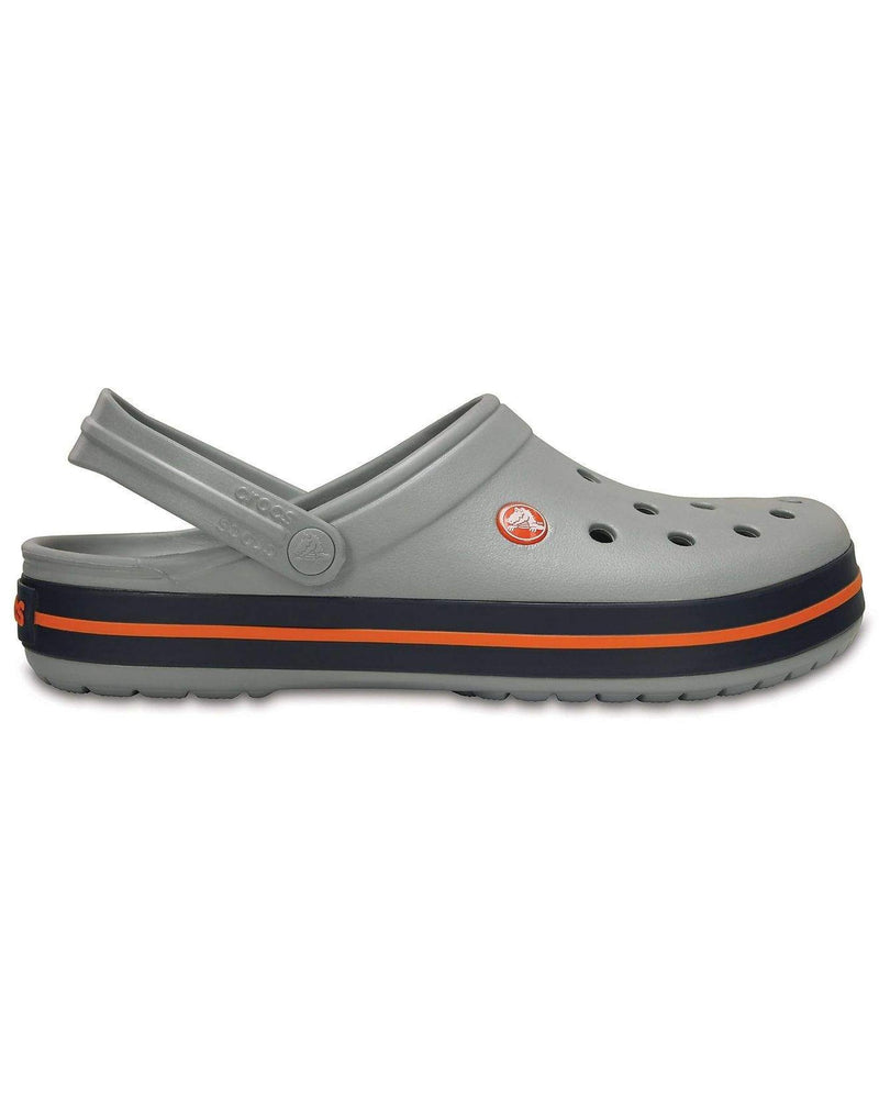 Crocband-Clog-Unisex Adult-Light Grey/Navy-11016-01U