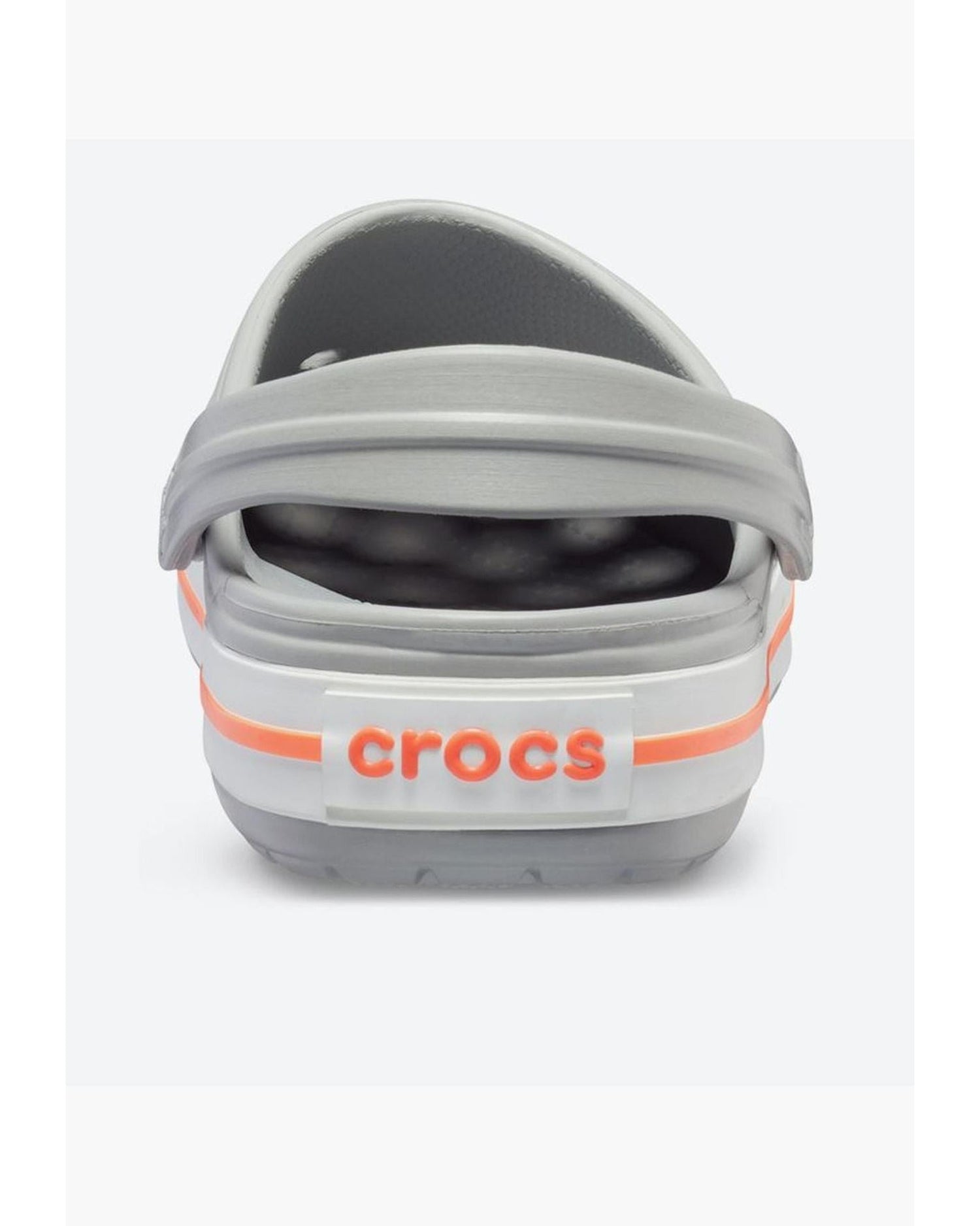 Crocband-Clog-Unisex Adult-Light Grey/Bright Coral-11016-0FL