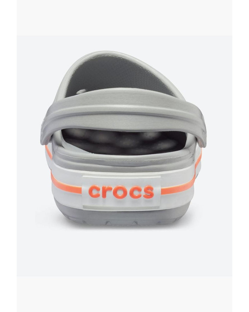 Crocband-Clog-Unisex Adult-Light Grey/Bright Coral-11016-0FL
