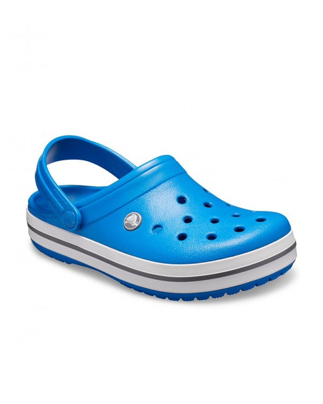 Crocs Crocband Clog — Men, Bright Cobalt/Charcoal