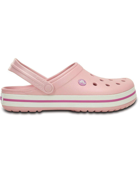 Crocs Crocband Clog — Women, Pearl Pink/Wild Orchid
