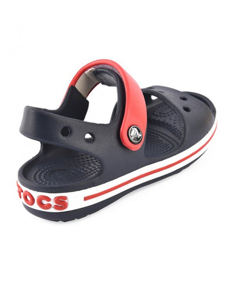 Crocs Crocband Sandal — Boys, Navy/Red