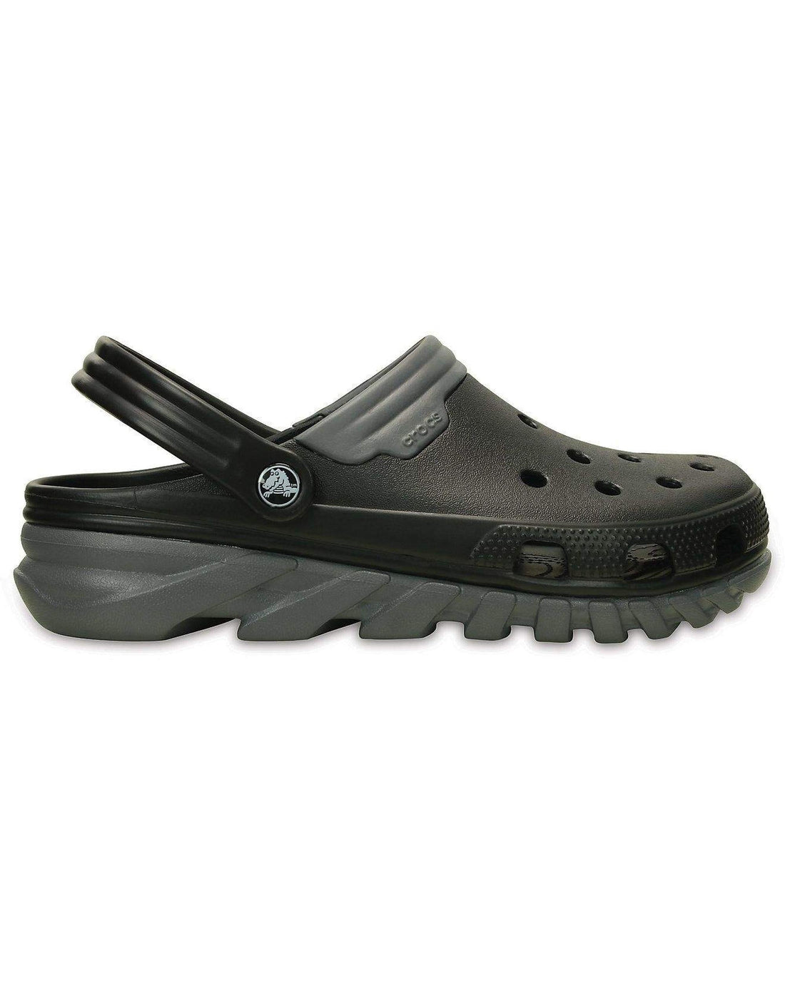 Crocs Duet Clog — Men, Black/Charcoal