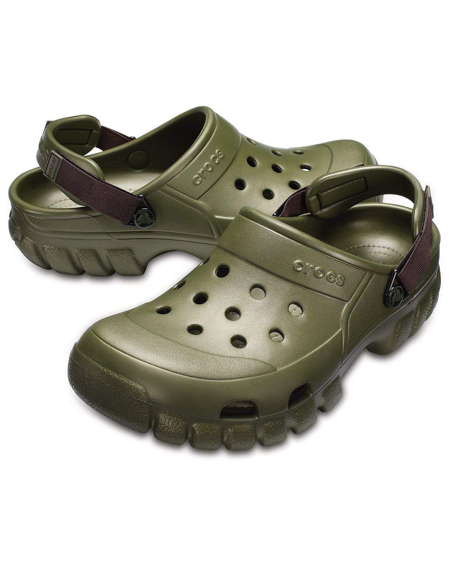 Offroad-Clog-Unisex Adult-Army Green/Espresso-202651-32C