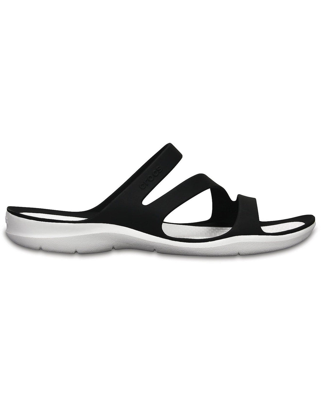 Crocs Swiftwater Sandal — Women, Black/White