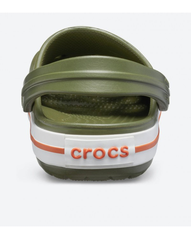 Crocband-Clog-Kids-Army Green/Burnt Sienna-204537-3TB