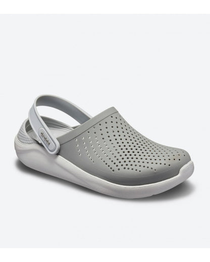 Literide-Clog-Unisex Adult-Smoke/Pearl White-204592-06J