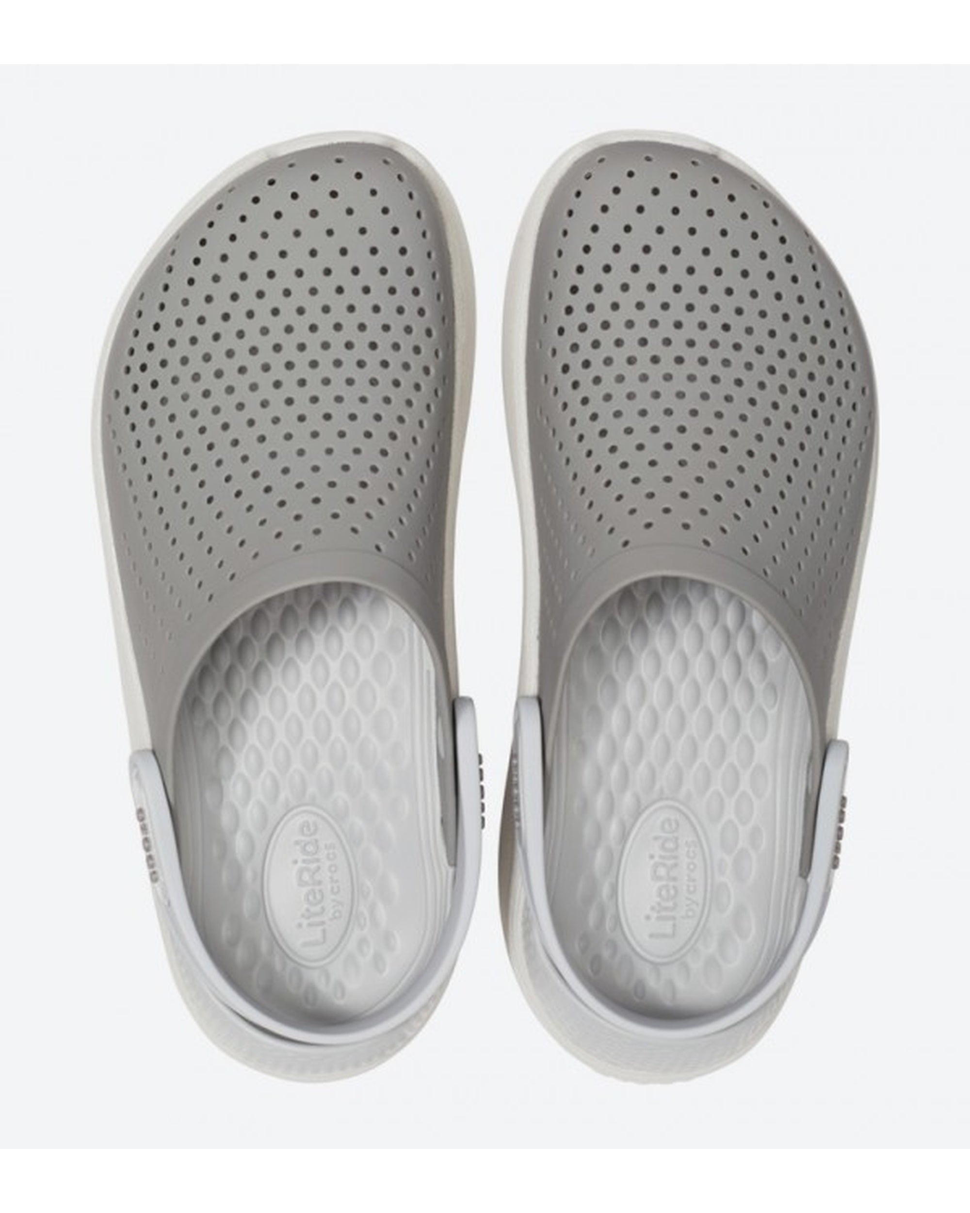 Literide-Clog-Unisex Adult-Smoke/Pearl White-204592-06J