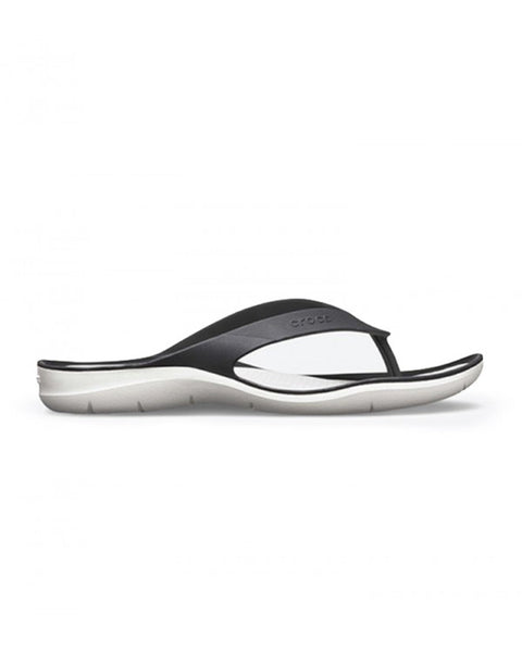 Crocs Swiftwater Flip-Flop — Women, Black/White