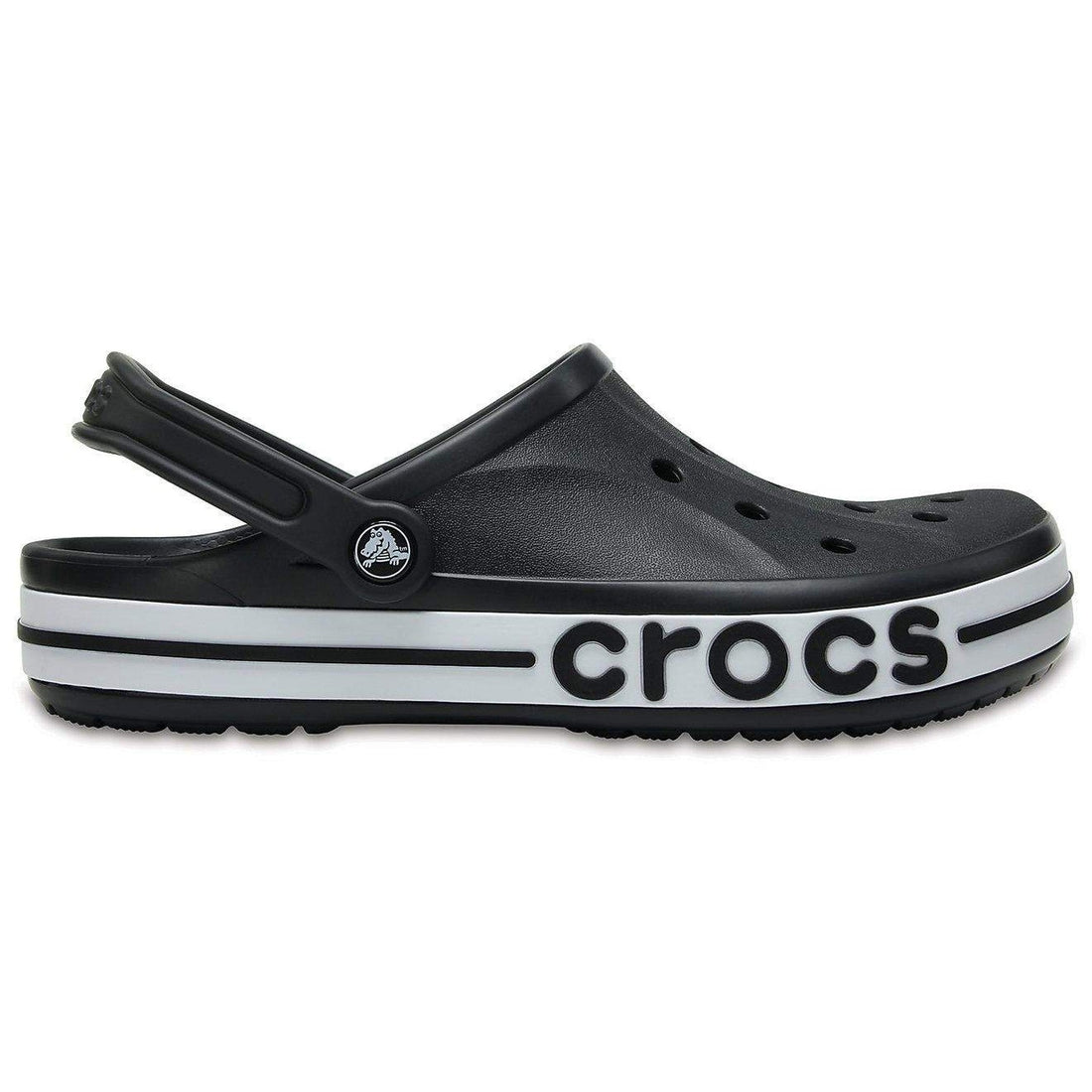 Crocs Bayaband Clog — Men, Black/White (205089-066)