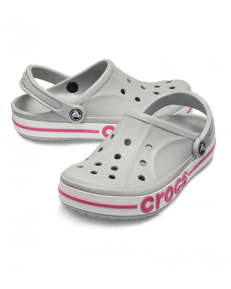 Bayaband-Clog-Unisex Adult-Light Grey/Candy Pink-205089-0FS