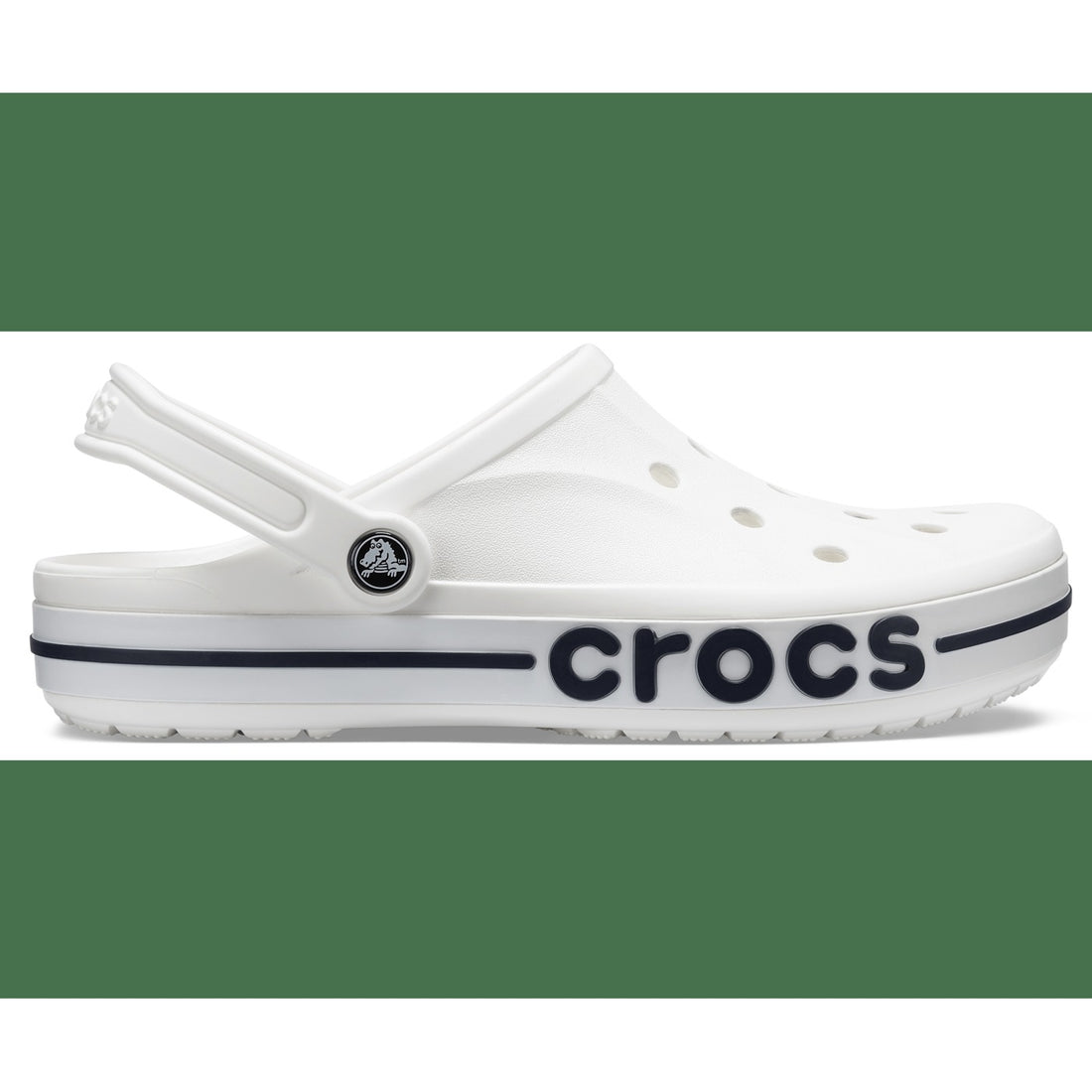 Crocs Bayaband Clog — White/Navy