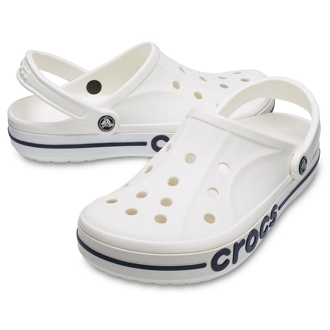 Crocs Bayaband Clog — White/Navy