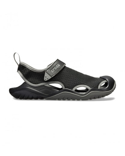 Men-Crocs-Swiftwater Sandal 205289-001 Black-UK-10