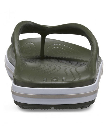 Unisex Adult-Crocs-Bayaband Flip 205393-3TQ Army Green/Cobblestone-UK-9