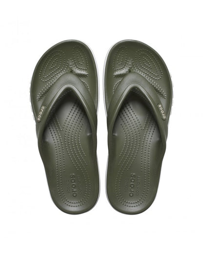 Unisex Adult-Crocs-Bayaband Flip 205393-3TQ Army Green/Cobblestone-UK-9