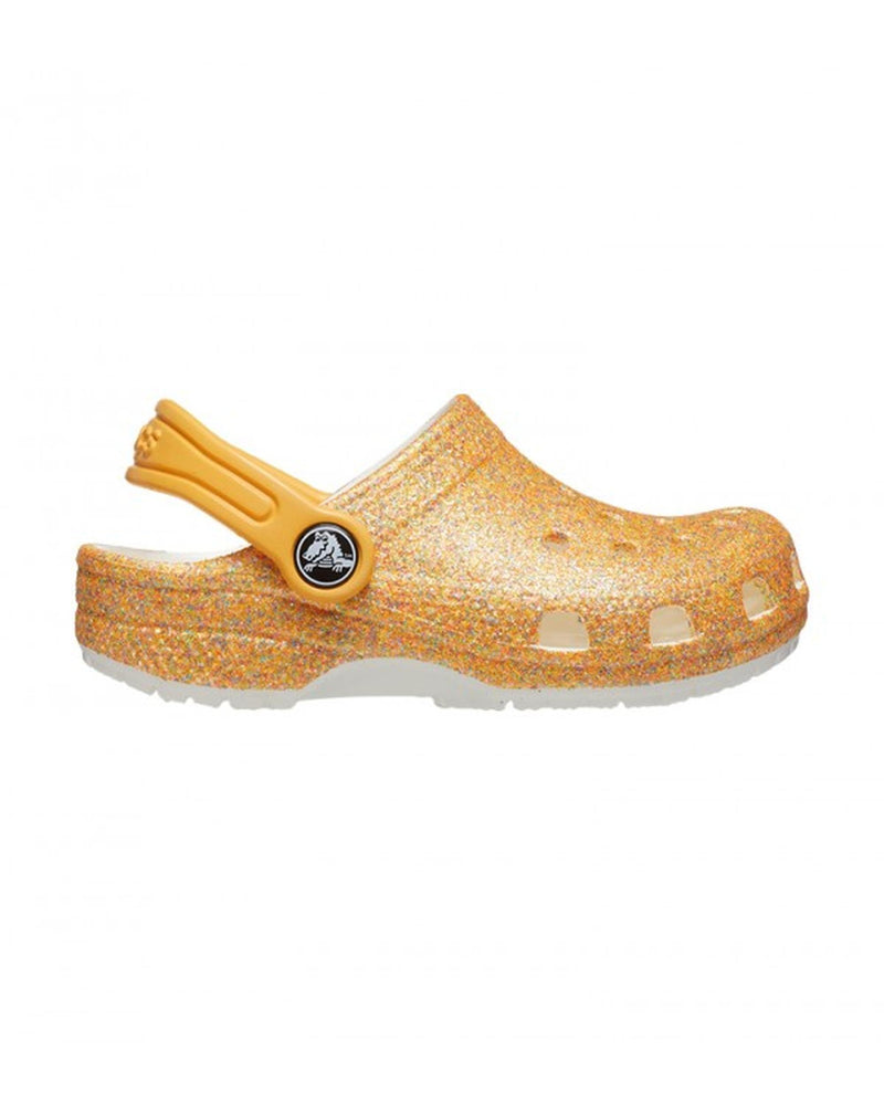 Classic-Clog-Kids-Orange Sorbet Glitter-205441-9BE