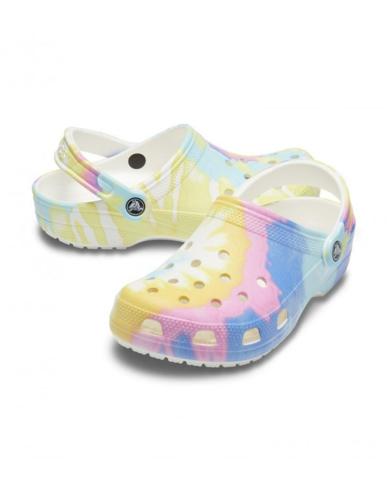 Classic-Clog-Unisex Adult-White/Multi-205453-94S