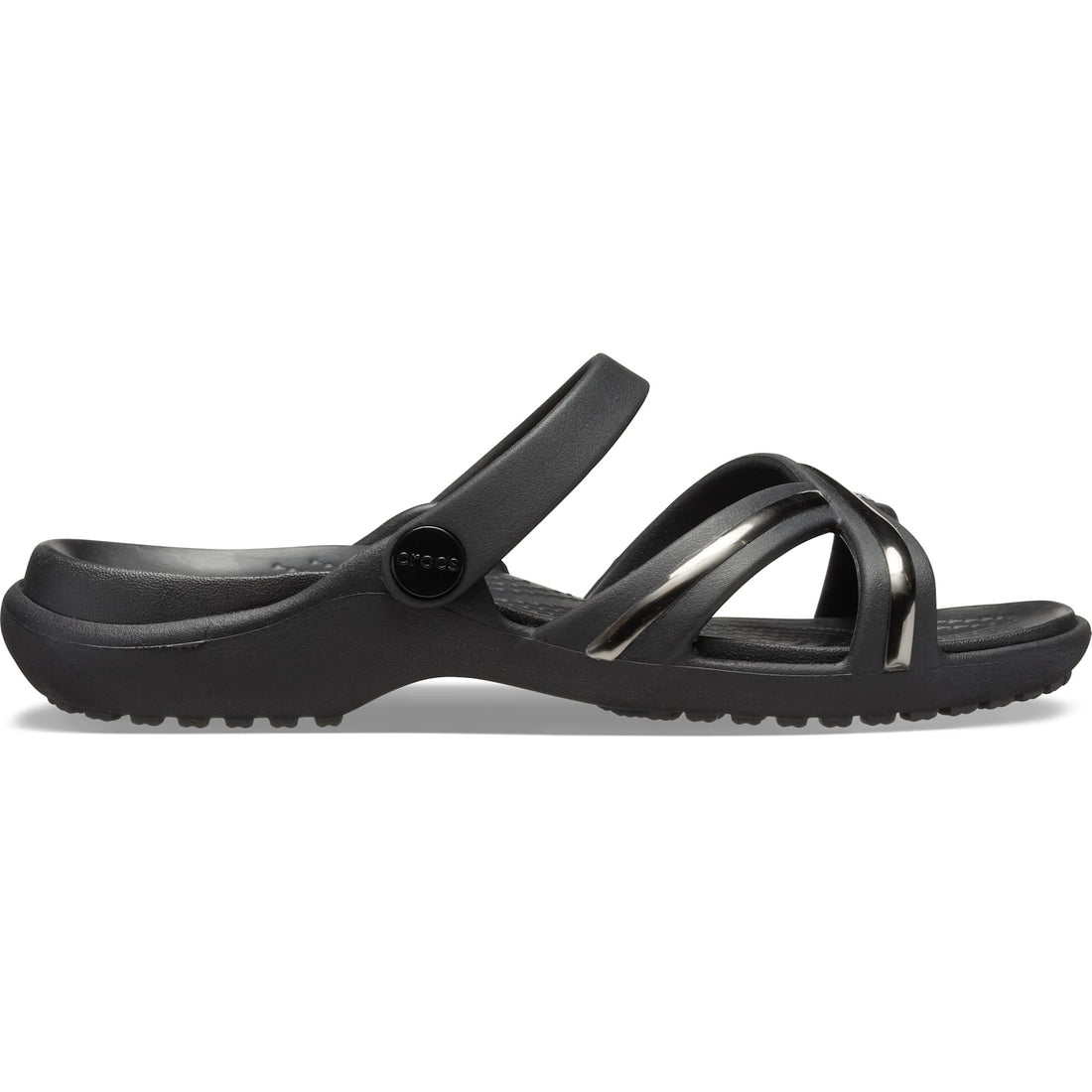 Crocs Meleen Sandal — Women, Gunmetal/Black