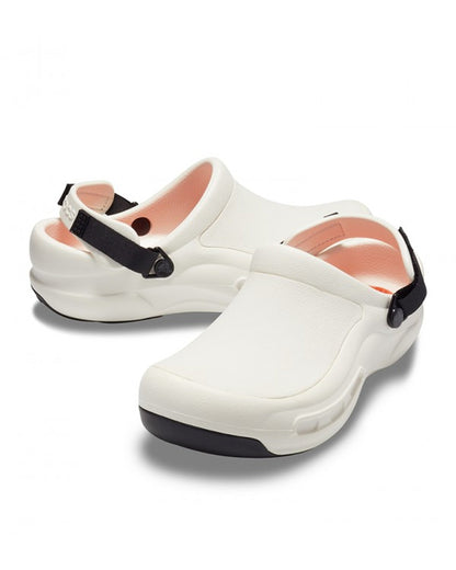 Unisex Adult-Crocs-Bistro Clog 205669-100 White-UK-9