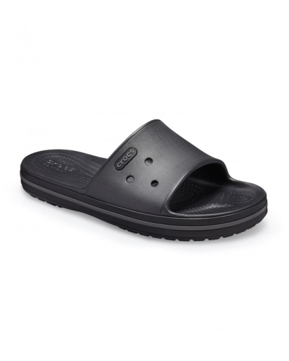 Crocband-Slide-Unisex Adult-Black/Graphite-205733-02S