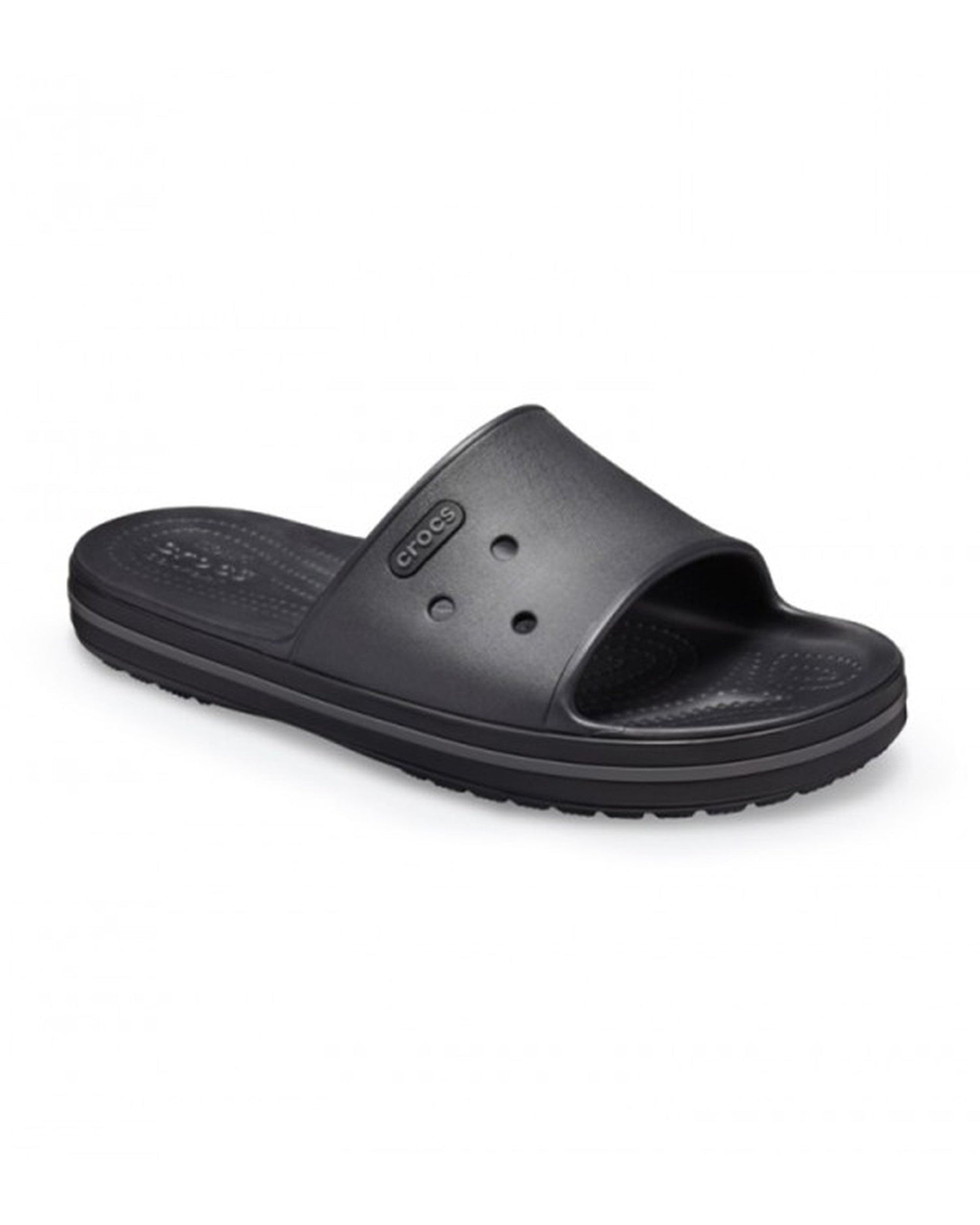 Crocband-Slide-Unisex Adult-Black/Graphite-205733-02S