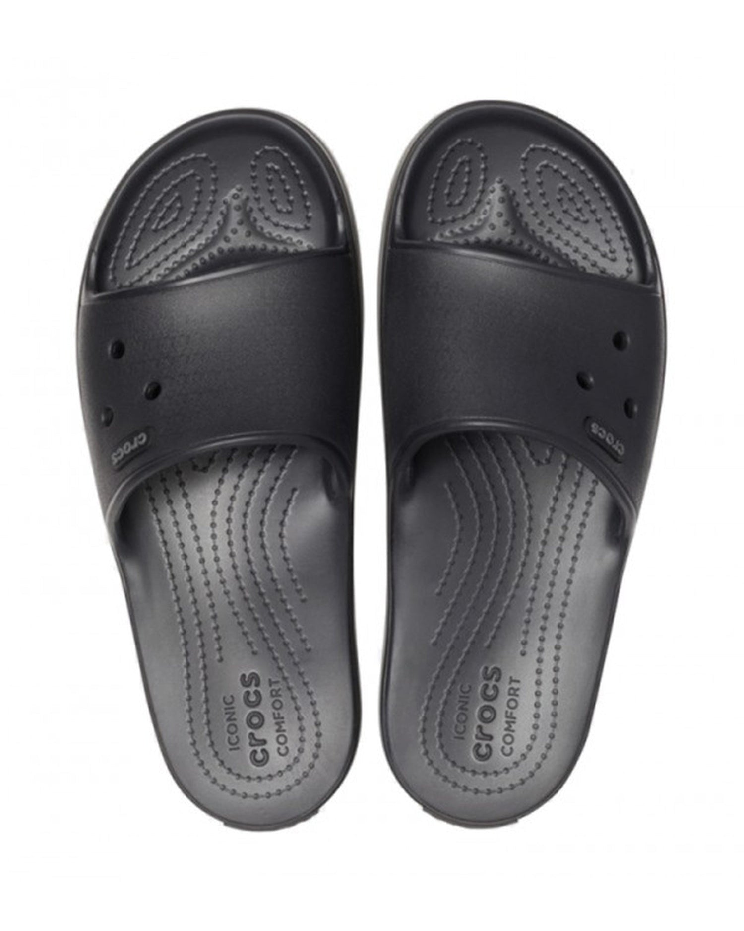 Crocband-Slide-Unisex Adult-Black/Graphite-205733-02S