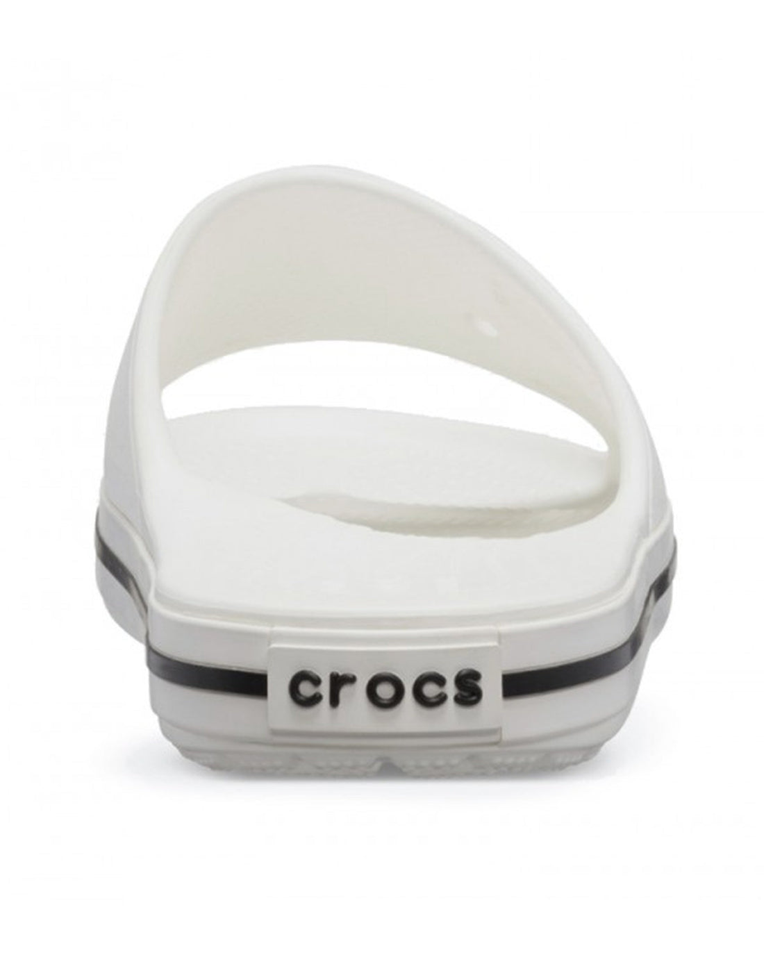 Unisex Adult-Crocs-Crocband Slide 205733-103 White/Black-UK-10