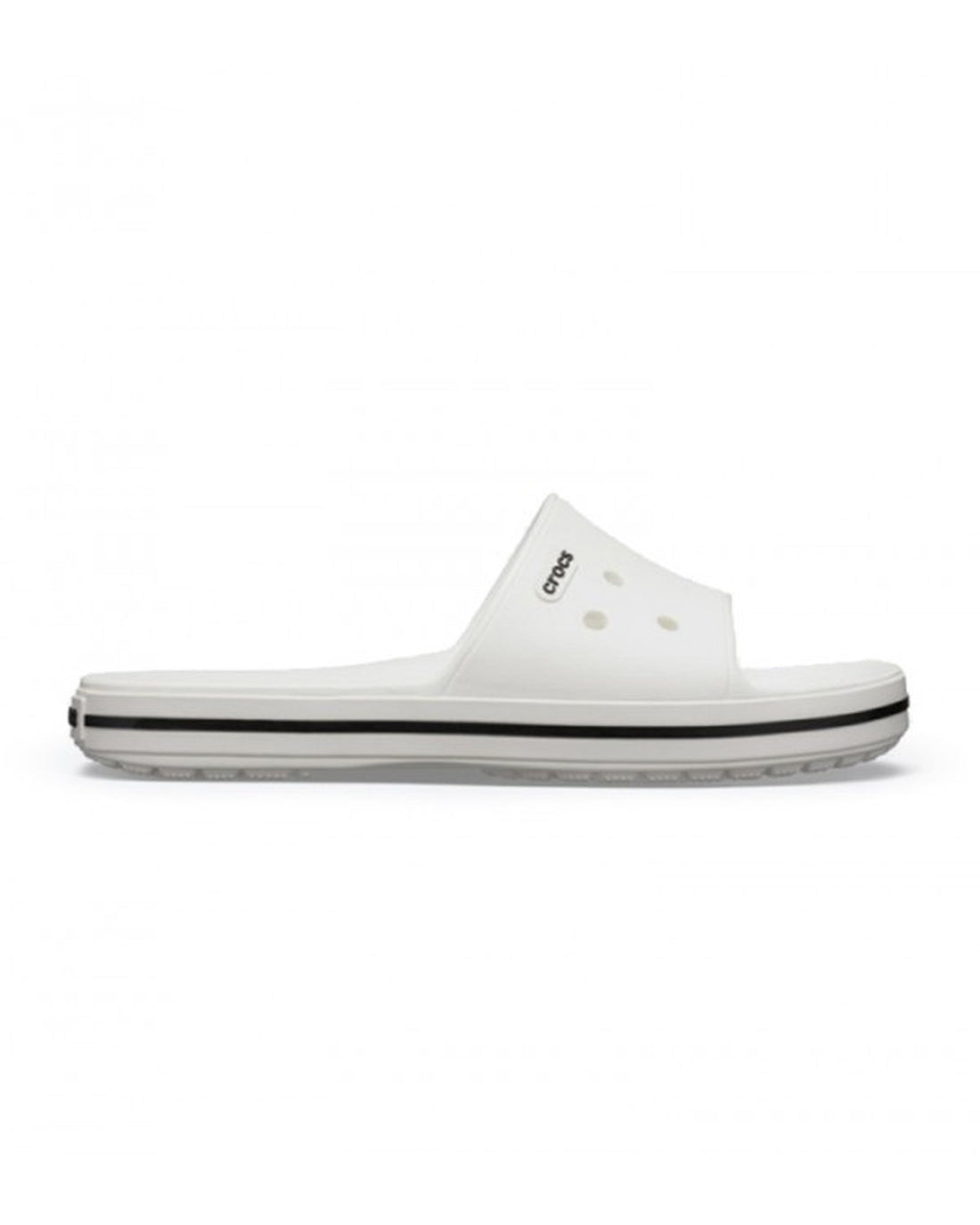 Crocband-Slide-Unisex Adult-White/Black-205733-103