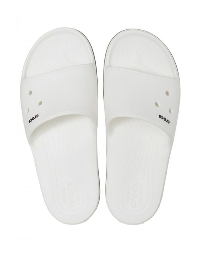 Crocband-Slide-Unisex Adult-White/Black-205733-103