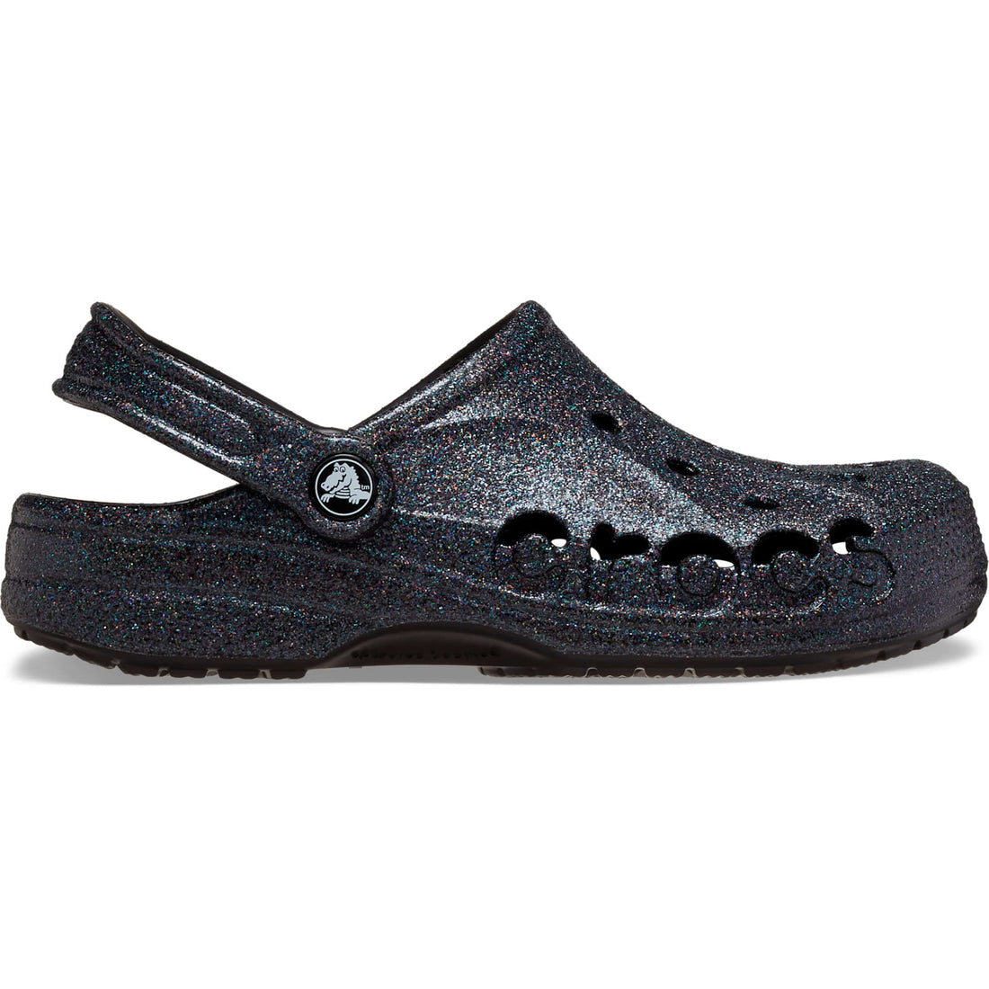 Crocs Clog — Women, Black Glitter