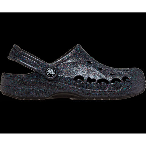 Crocs Clog — Women, Black Glitter