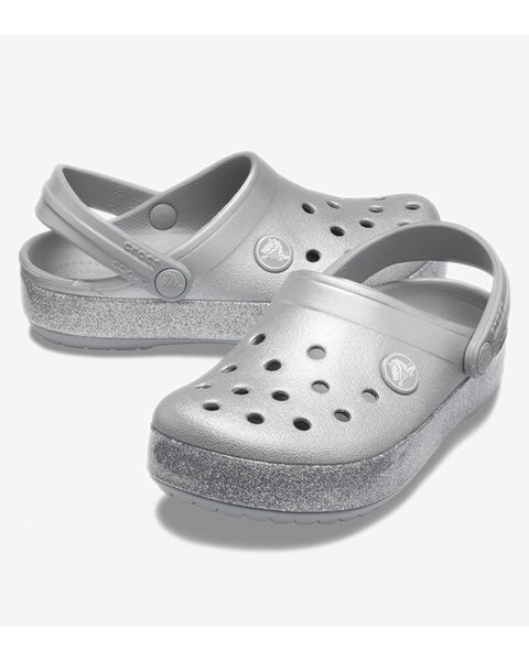 Crocs Crocband Clog — Toddlers, Silver