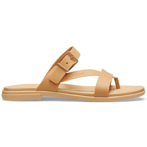 Crocs Tulum Flip-Flop — Women, Dark Gold/Tan