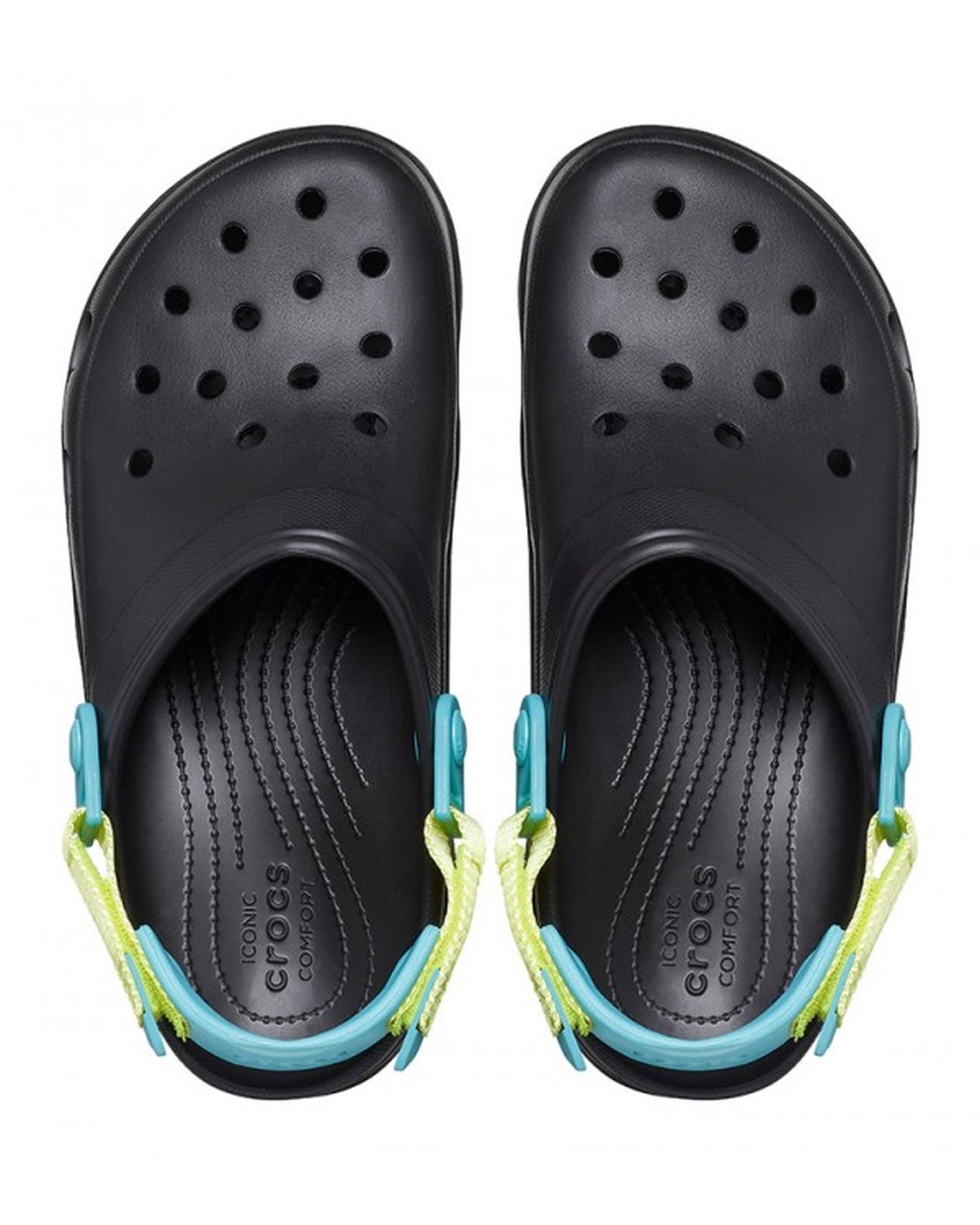 Unisex Adult-Crocs-Classic Clog 206340-0C4 Black/Multi-UK-9