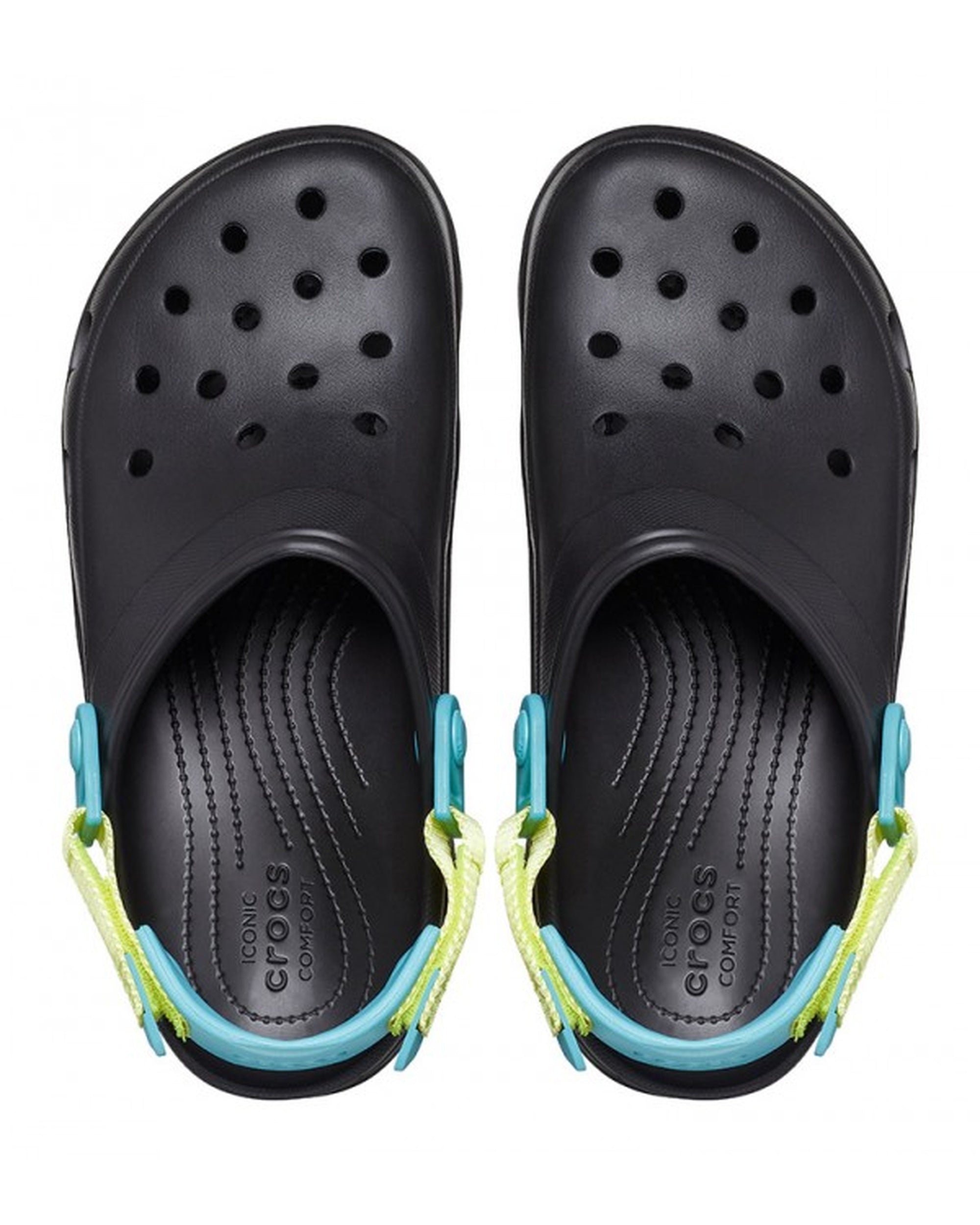 Unisex Adult-Crocs-Classic Clog 206340-0C4 Black/Multi-UK-9